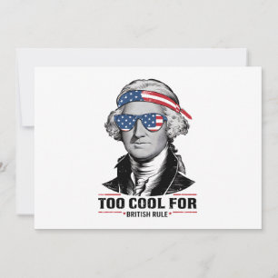 Convite George Washington Legal Para Regra Britânica 4 de