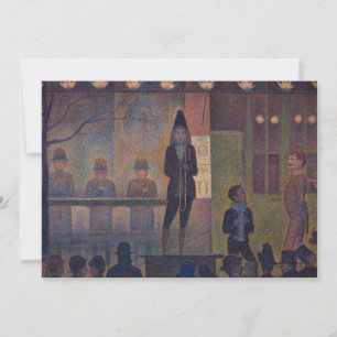 Convite Georges Seurat - Espetáculo Paralelo de Circo