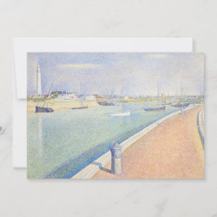 Convite Georges Seurat - O Canal de Gravelines