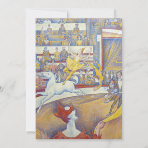 Convite Georges Seurat - O Circo