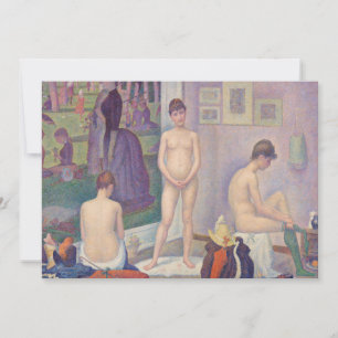 Convite Georges Seurat - Os Modelos
