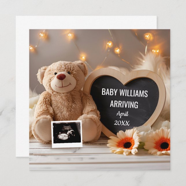 Convite Gerberas Baby Anunciam Mídia Social (Frente/Verso)