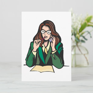 Convite Gerente no Trabalho