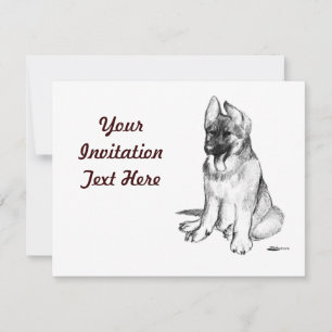 Convite german shepherd
