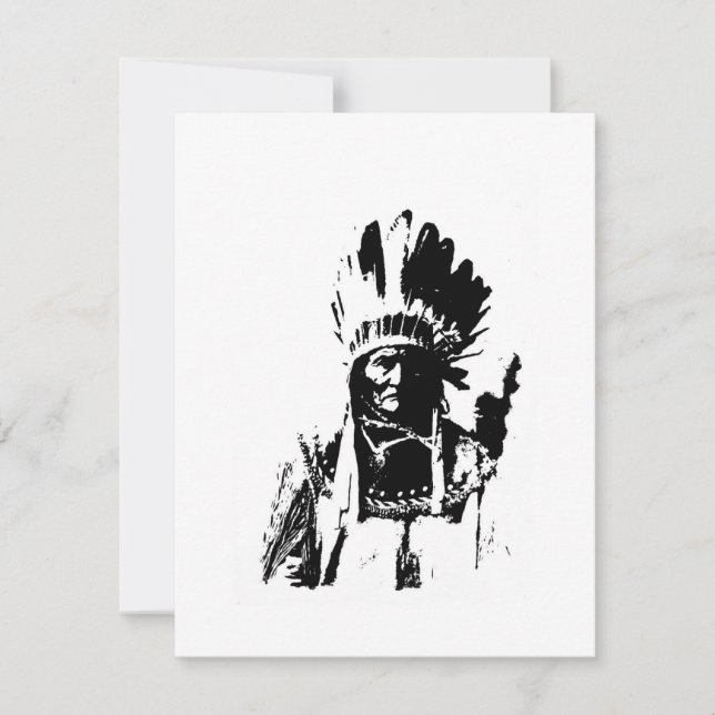 Convite Gerônimo Preto e Branco (Frente)