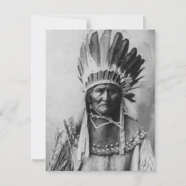 Convite Gerônimo Preto e Branco (Frente)