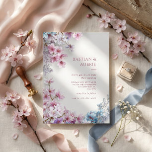 Convite Gesso Branco Cerejeira Rosa Fronteira Botânica Cas