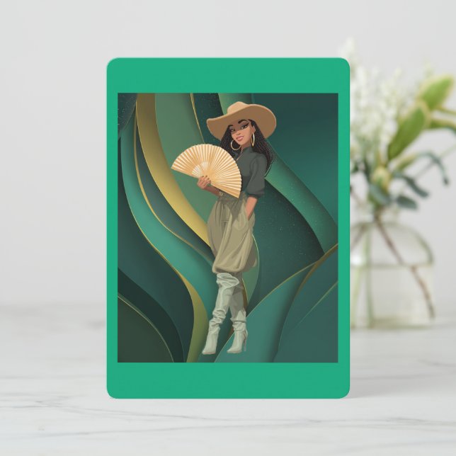 CONVITE GET IT GIRL #2 (Em pé/Frente)