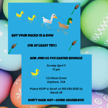 Get your Ducks in a Row for Brunch