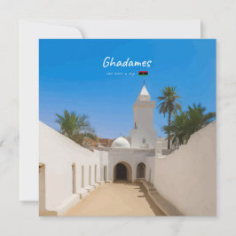 Convite Ghadames, Líbia - Mesquita Branca