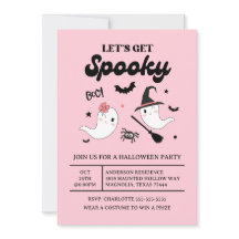 Ghost Halloween Rapariga Rosa Bonita, Spooky