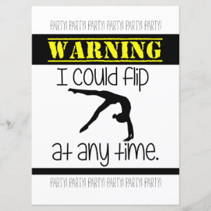 Convite Ginástica eu poderia lançar a qualquer hora o