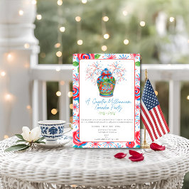 Convite Ginger Jar 1776, Partido do Jardim do 250º anivers