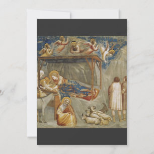 Convite Giotto di Bondone O Nascimento Coleção de Belas Ar