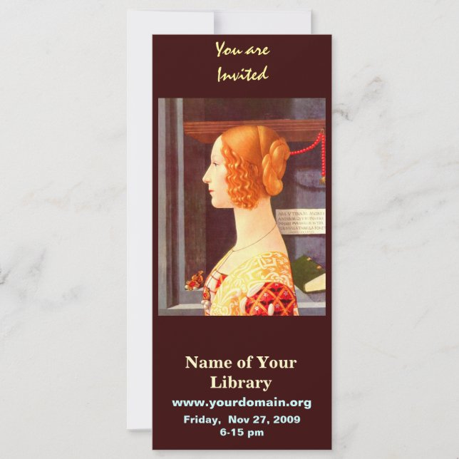 Convite Giovanna Tornabuoni (Frente)