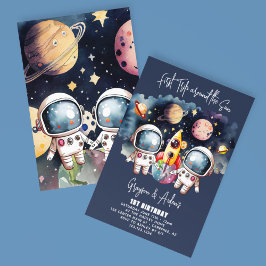 Convite Gira a primeira viagem em torno do primeiro aniver