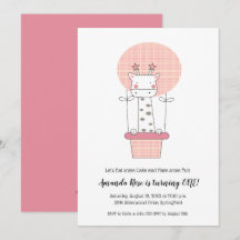 Girafa Garota Primeiro Aniversário