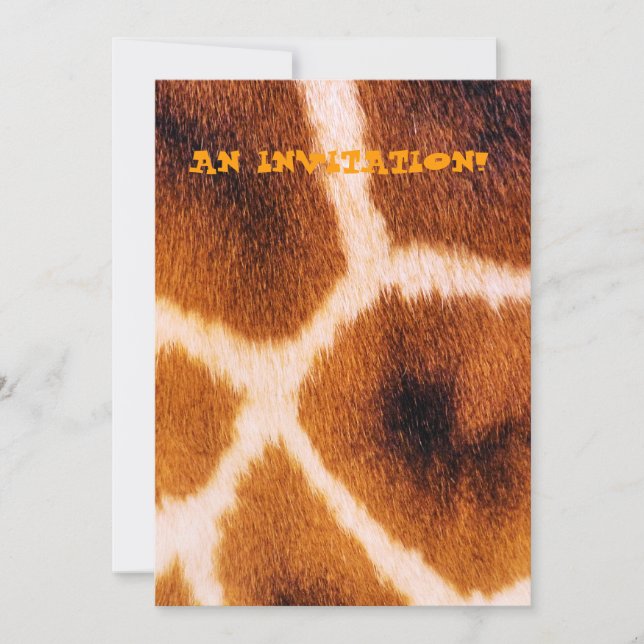 CONVITE GIRAFFFES (Frente)