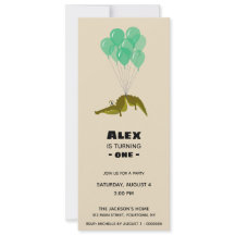 Girando uma festa de aniversário do crocodilo