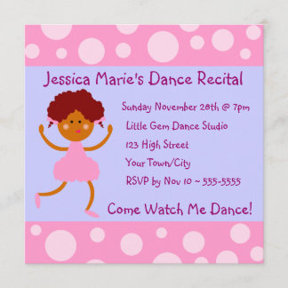 Convite Girar bolhas cor-de-rosa dançar Considerando