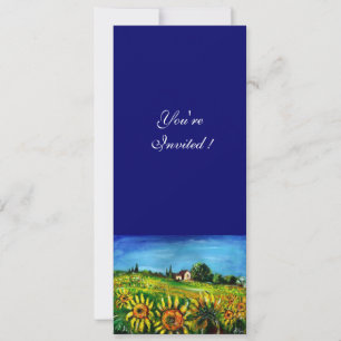 CONVITE GIRASSÓIS E CAMPOS NA TOSCANA,