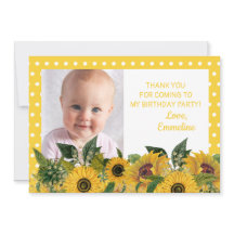 Girassol de Bolinhas Branco Amarelo Aniversário Ob