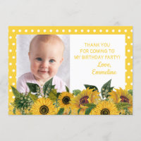 Girassol de Bolinhas Branco Amarelo Aniversário Ob