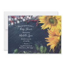 Girassol russo, ardósia e Chá de fraldas de luzes