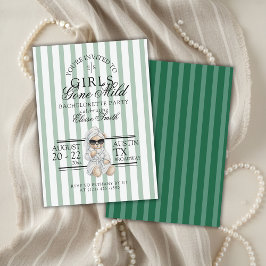 Convite Girls Gone Mild Spa Bear Bachelorette