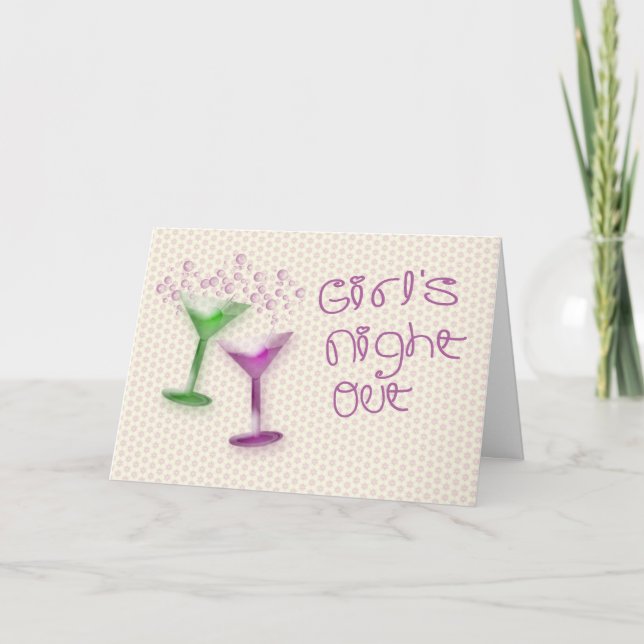 Convite Girl's Night Out Invitation (Frente)
