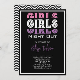 Convite Girls Night Personalizado