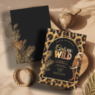 Convite Girls Run Wild Safari Despedida de Solteira ID1148