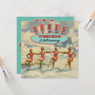 Convite Girls Weekend Getaway Bachelorette