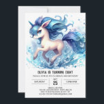 Convite Girly Kids Horse Birthday<br><div class="desc">Para uma celebração divertida e feminina, o convite para o Aniversário do Cavalo das Crianças Girly é a escolha perfeita! Projetado com cores suaves e uma ilustração fofa de cavalos, esta modelo editável é perfeita para meninas de todas as idades. Faça o download instantâneo, personalize-o com os detalhes do evento...</div>
