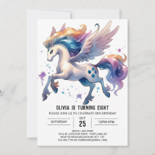 Convite Girly Online Horse Birthday