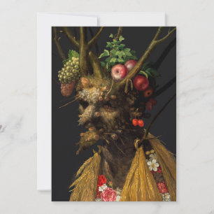 Convite Giuseppe Arcimboldo - Quatro Assentos numa Cabeça