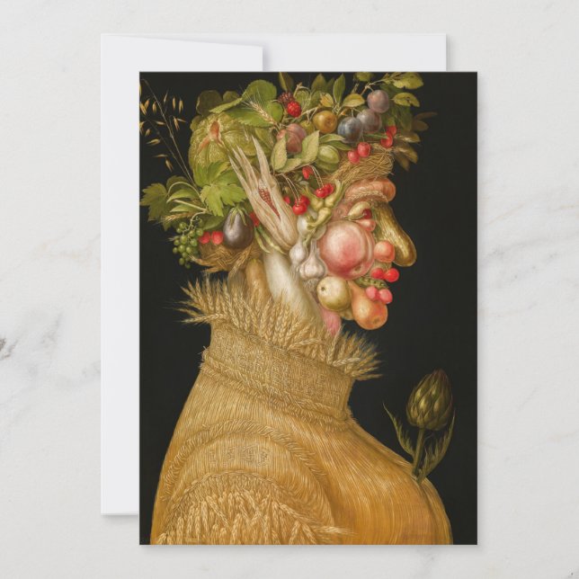Convite Giuseppe Arcimboldo - Verão (Frente)