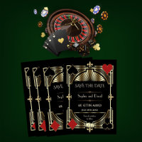 Glam Dourado Gatsby Roaring 20s Wedding (Arranjo 2