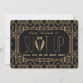 Convite Glam Excelente SERÁ MEU MELHOR HOMEM