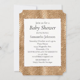 Convite Glam Glitter Cobra