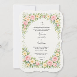 Convite Glamorous Regency Garden Wedding by Bridgerton