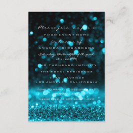 Convite Glitter Coloca Bridal 16º Nave de Casamento no Oce