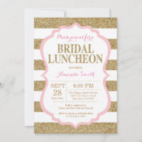 Glitter de Convocação Bridal Rosa e Dourada