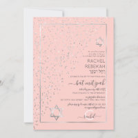Glitter de Prata Rosa, Glitter Diagonal Bat Mitzva