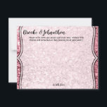 Convite Glitter Dourado de Rosa de placa de conselho 4,25x<br><div class="desc">Esta placa de conselho 4.25x5.5 é perfeita para qualquer casal que tenha na sua recepção para que os seus hóspedes lhes deem alguns conselhos muito apreciados! Ele é totalmente personalizável em cores de cor e de fonte de FUNDO. Basta usar o sistema fácil de navegar para mudar as cores da...</div>