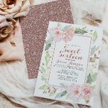 Convite Glitter Geométrico Cor-de-Rosa Dourada, Doce Dezes<br><div class="desc">Celebre seu dia especial com o nosso Rosa Dourado Glitter Geométrico Colorido Cor-de-Rosa Doze Convites. Personalize com suas informações de partido para criar um convite gentil que sua família e amigos certamente amarão.</div>