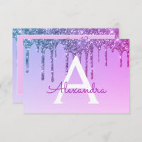 Glitter roxo Sweet 16 Save the Date (Salvar a data