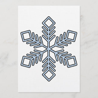 Convite Glitter Snowflake - Baby Blue Branches