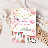 Glitz Glam Glamor Spa Partido Pink Makeday