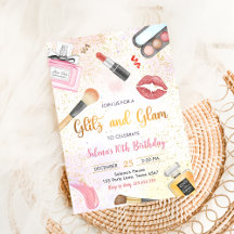Glitz Glam Glamor Spa Party Makeday